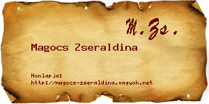 Magocs Zseraldina névjegykártya